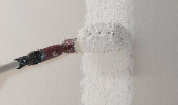 Как быстро зашпаклевать стены валиком