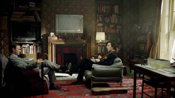 Шерлок холмс картина с черепом на стене